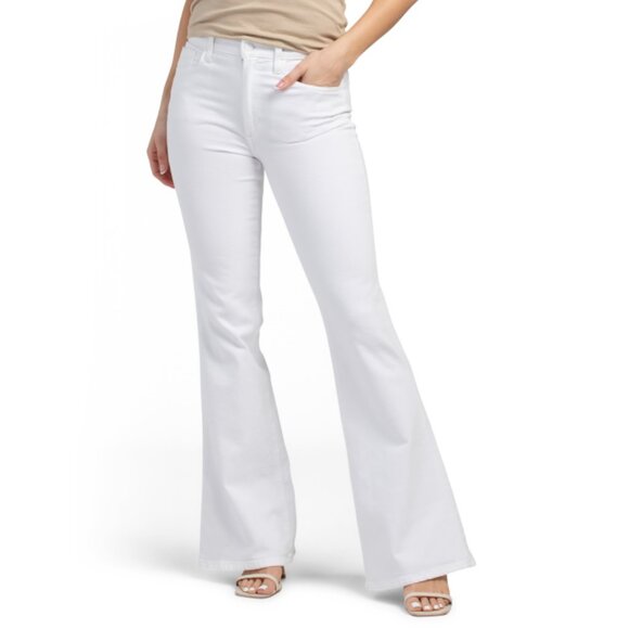 JOE'S White High Rise Flare Jeans